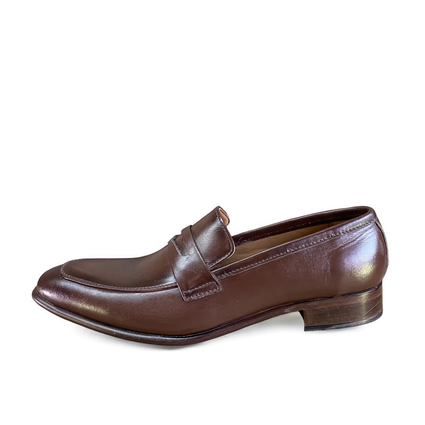 Chestnut Brown Penny Loafers