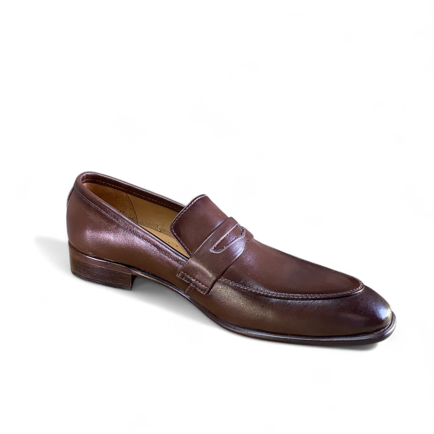 Chestnut Brown Penny Loafers