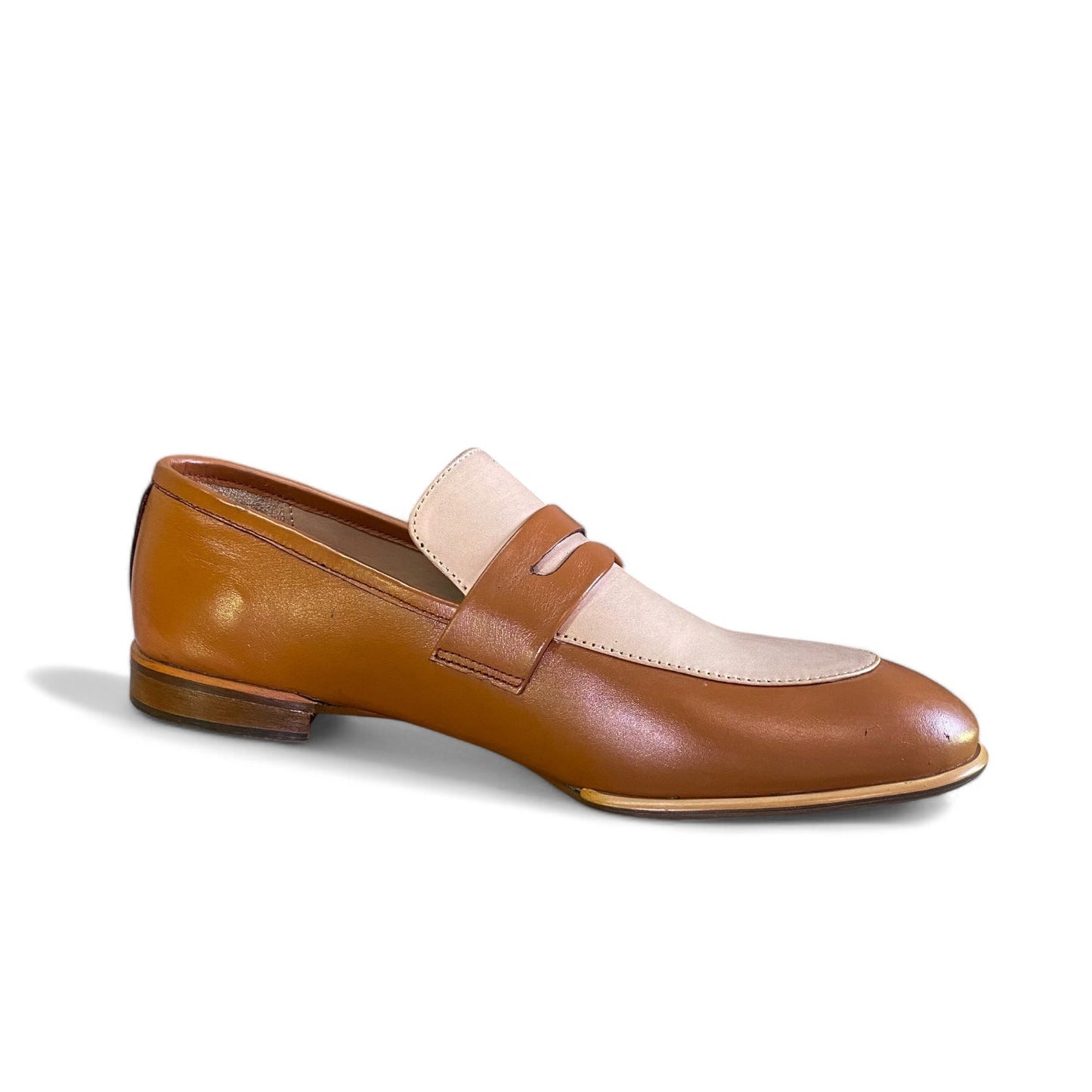 Double Colour Penny Loafers