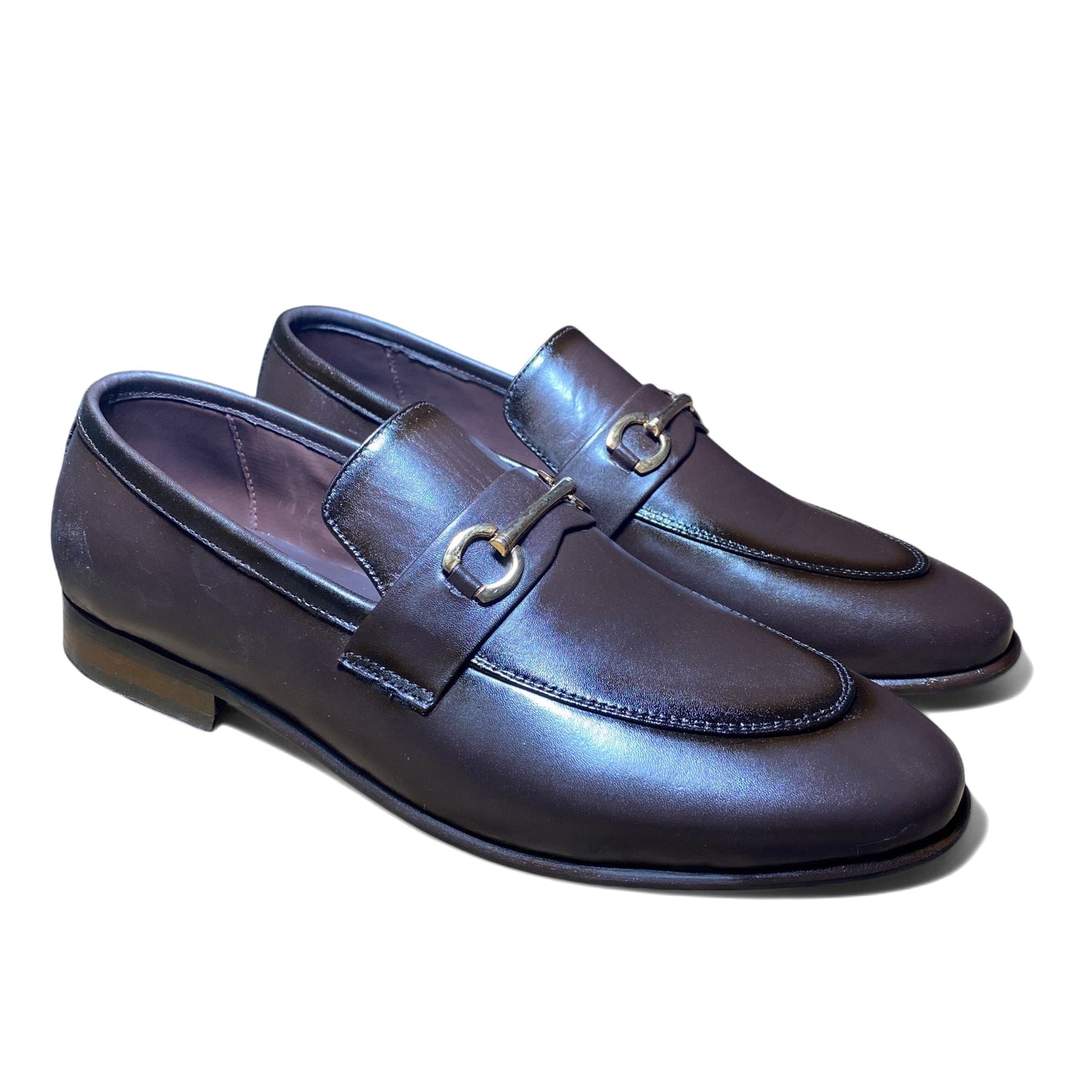 Deep Burgundy Bit Loafers