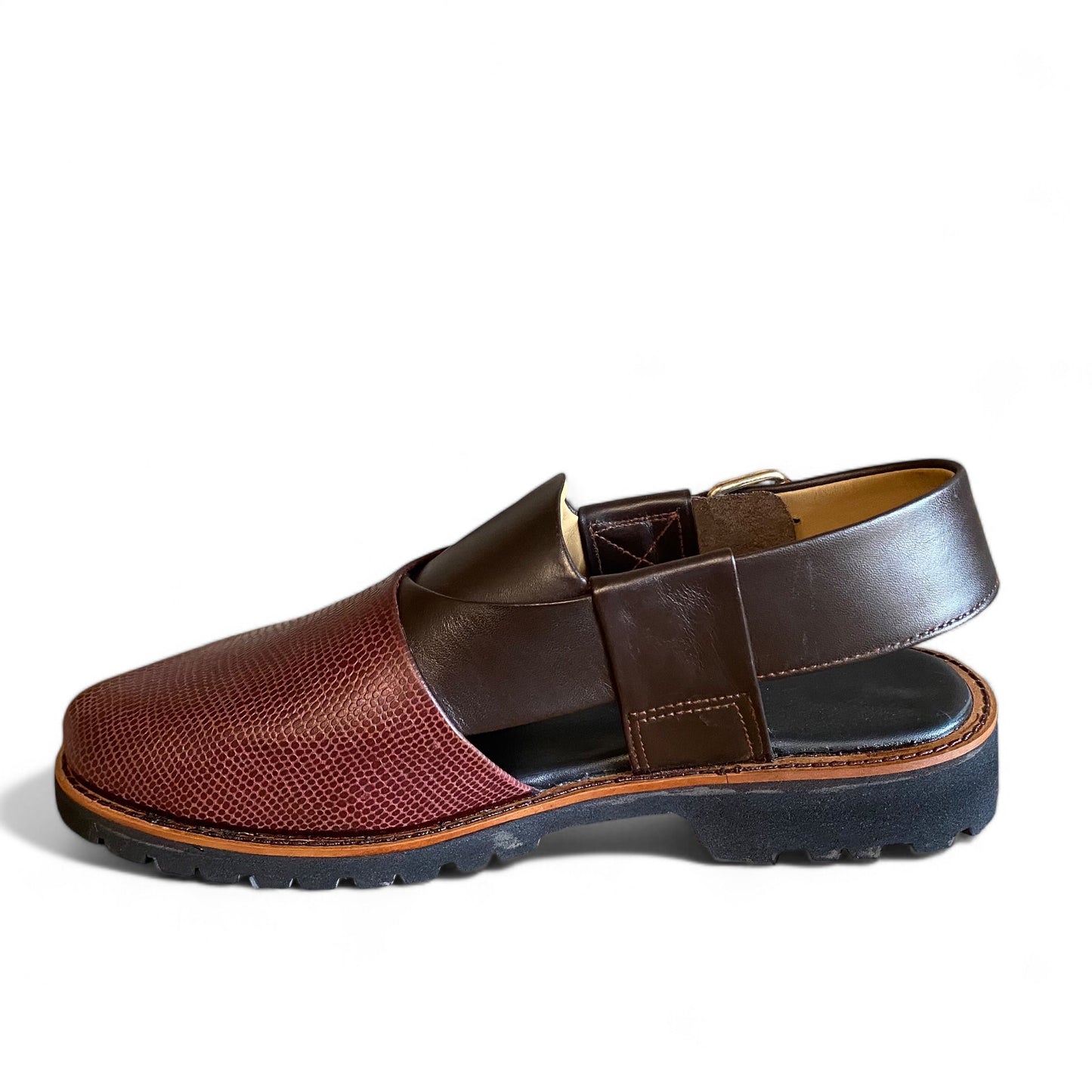 Double Colour Peshawari Chappal