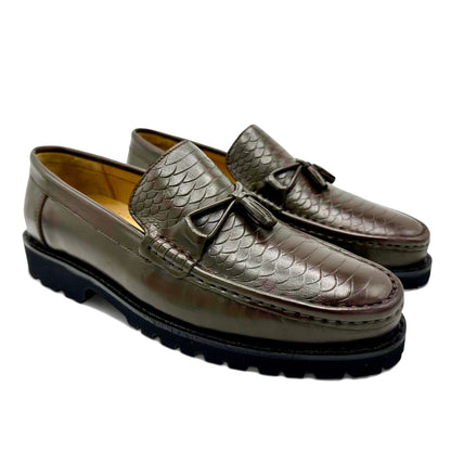 DarK Brown Tassel Loafers