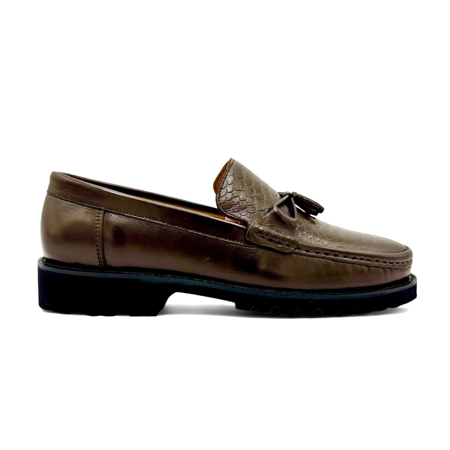 DarK Brown Tassel Loafers